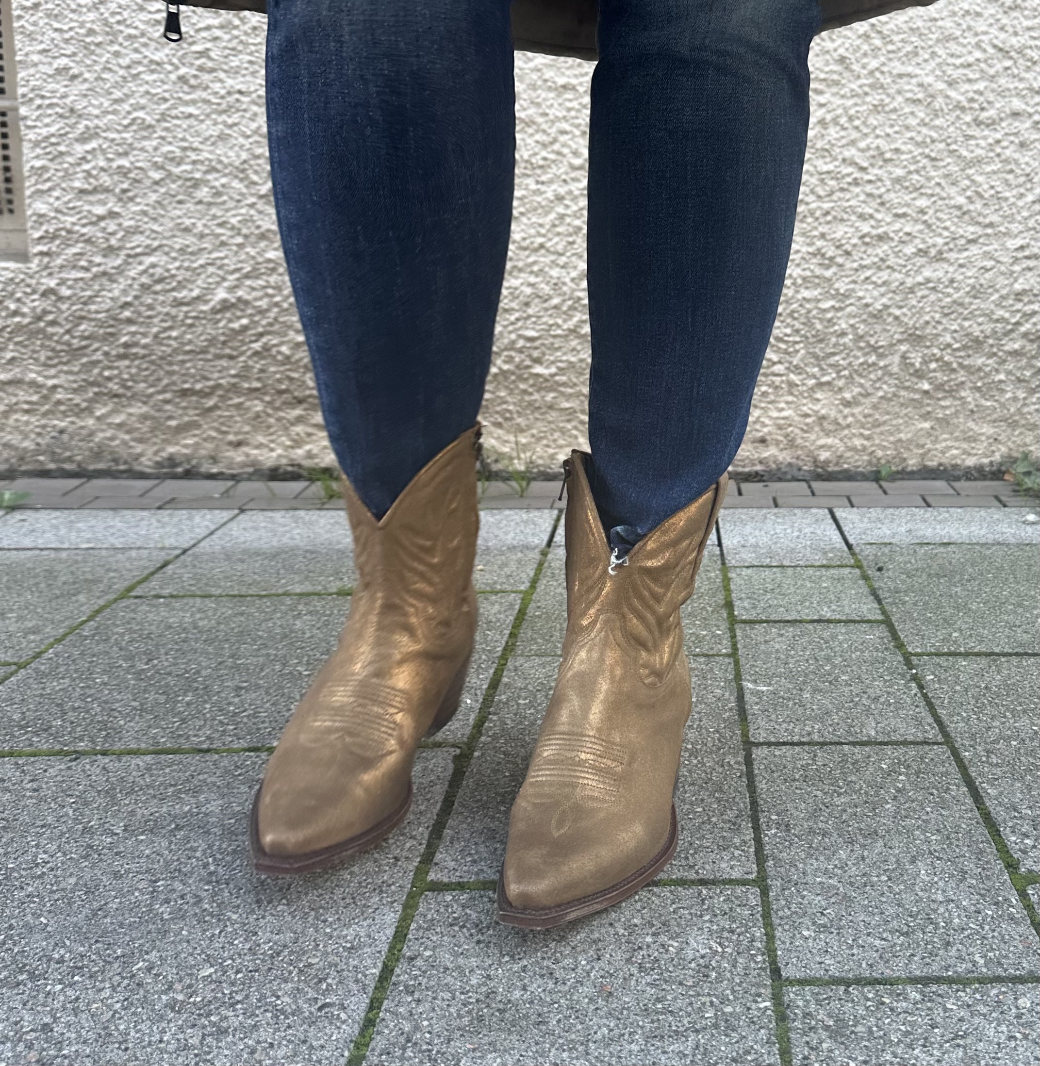 SENDRA Stiefelette Gene 18840SD2- 51453 gold