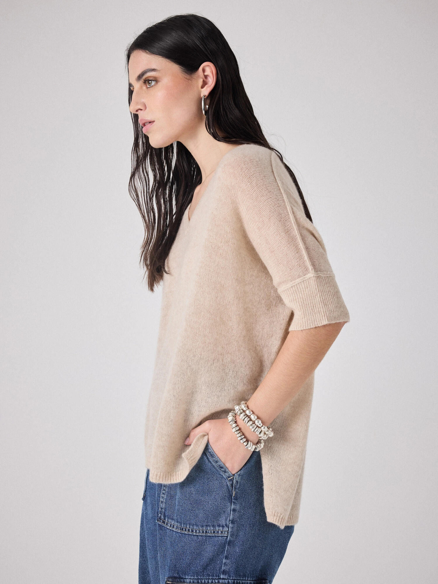 NOTSHY Cashmere Poncho Thesee 4608319C