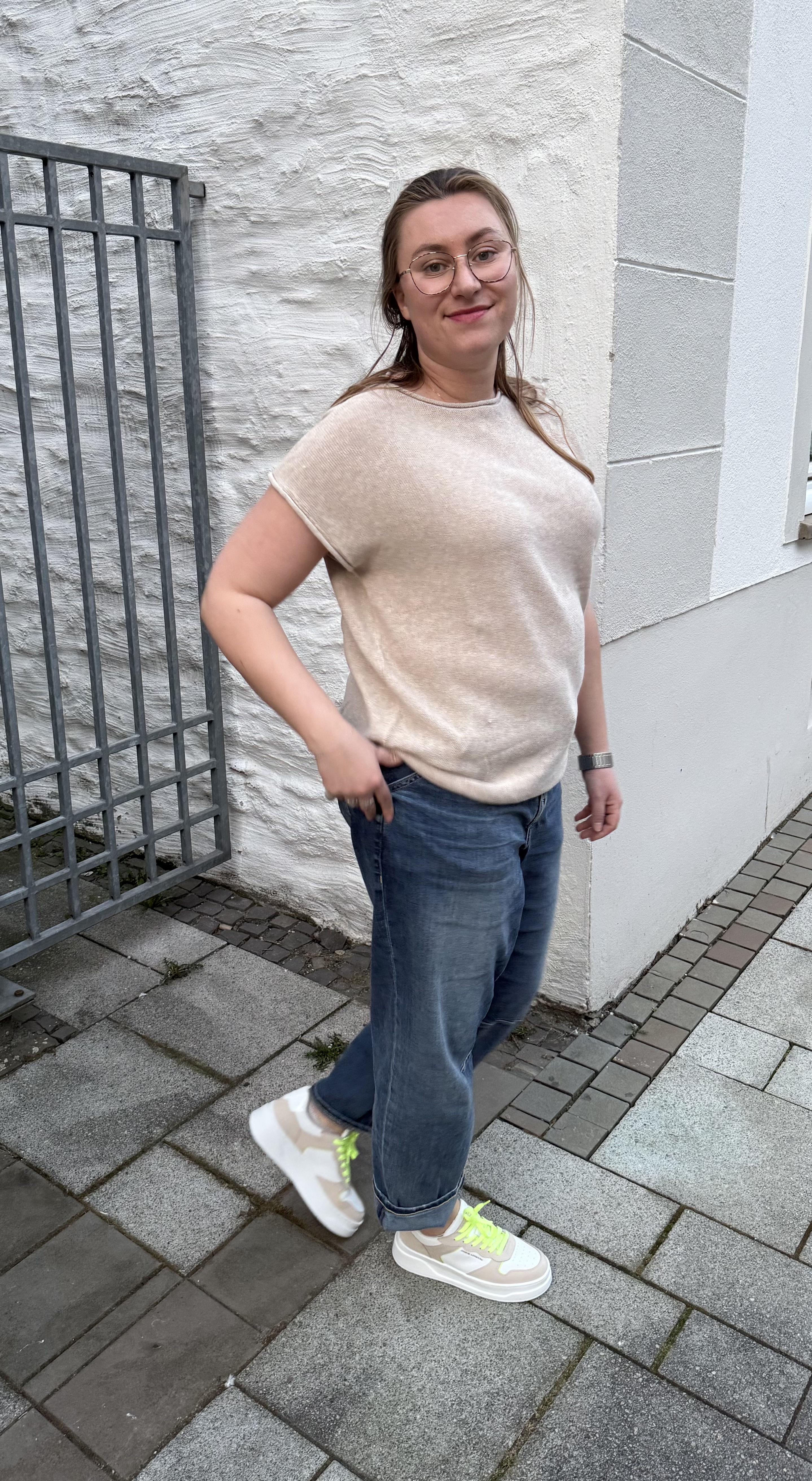 FLONA Strick T-Shirt 2548