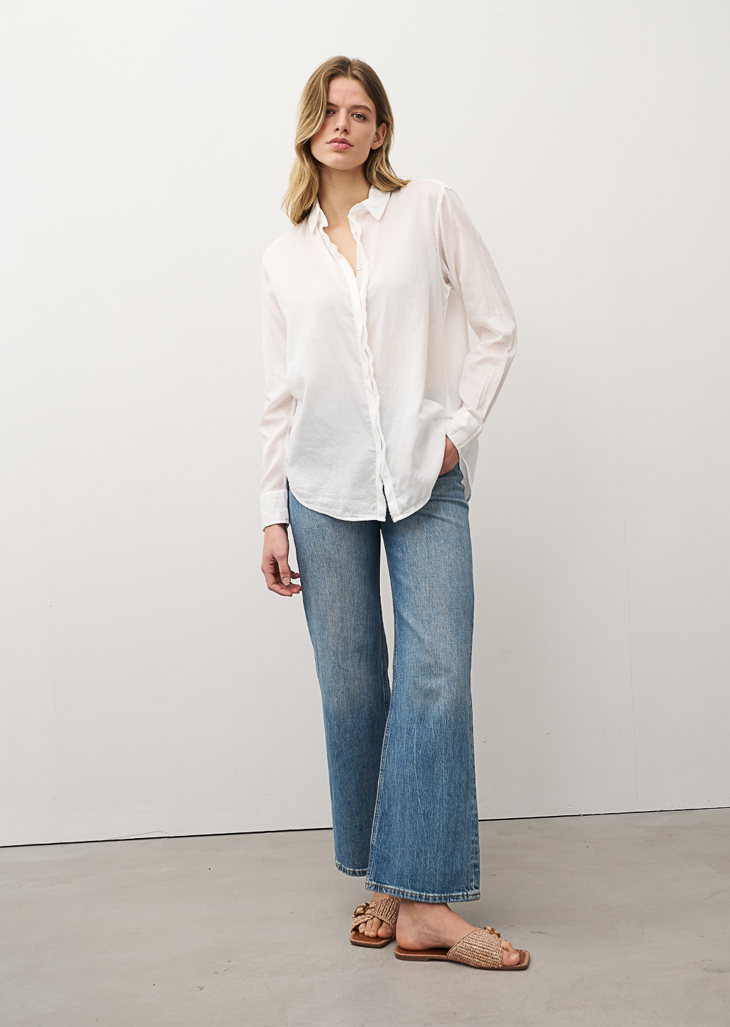 0039 ITALY Bluse Mira Frill 210801