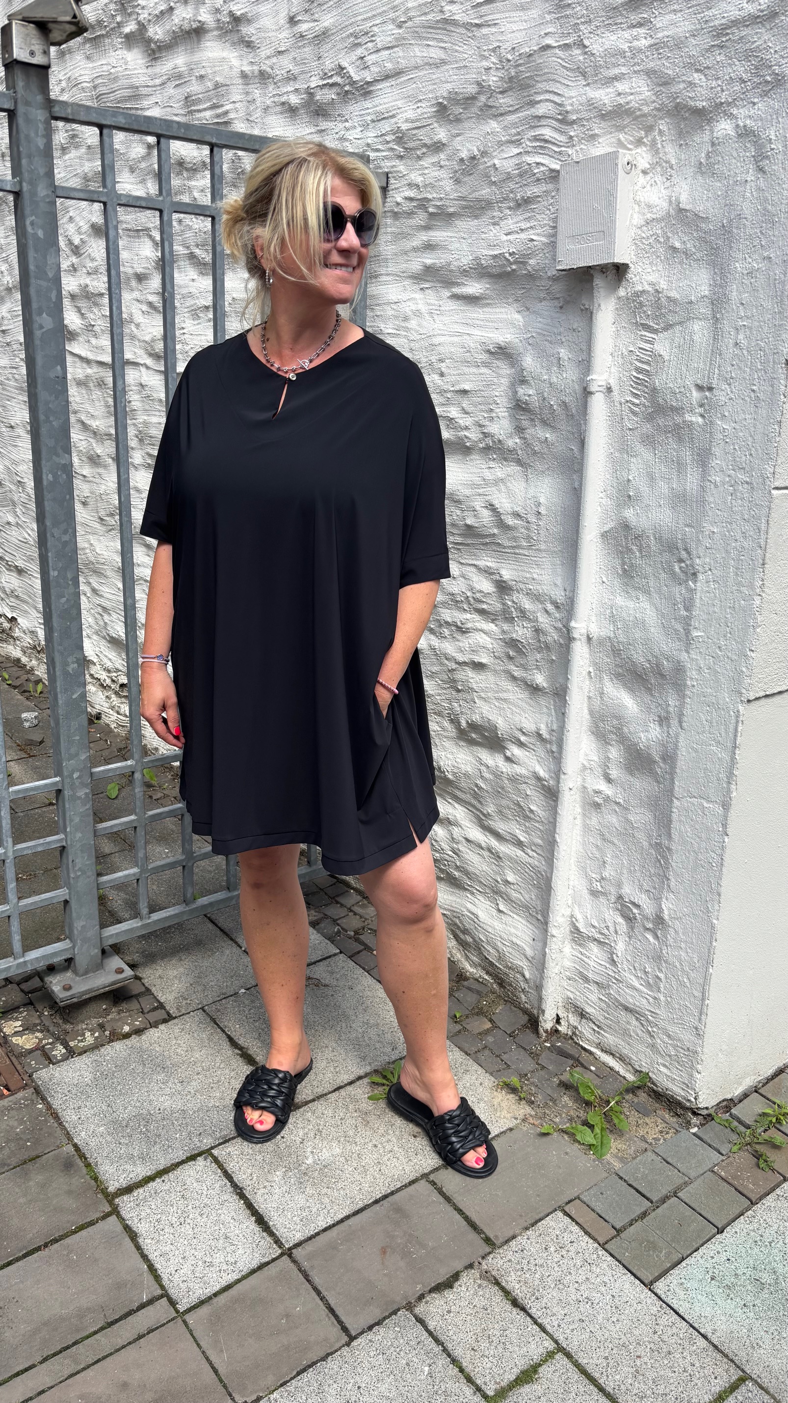 ESTOMO Kleid Annabel S25408 schwarz