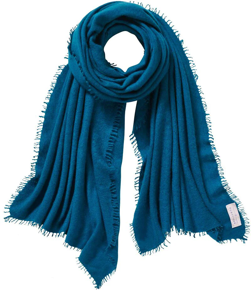 PUR SCHOEN Schal Aqua Teal