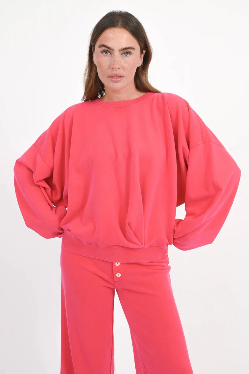 Love Joy Victory Sweatshirt Belly 114-622 geranium