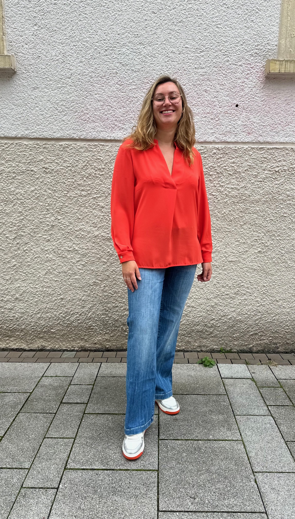 JANICE & JO Bluse Maya orange NEU 2024