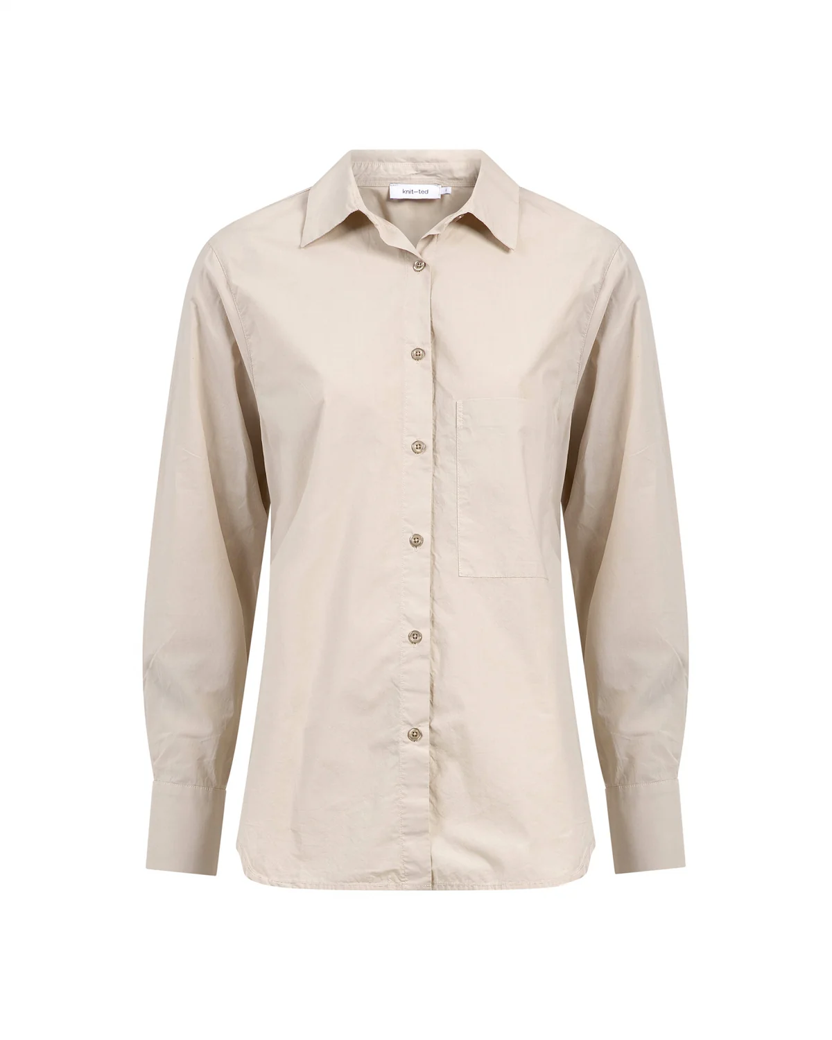 KNIT-TED Bluse Lies Blouse 251P134 sand