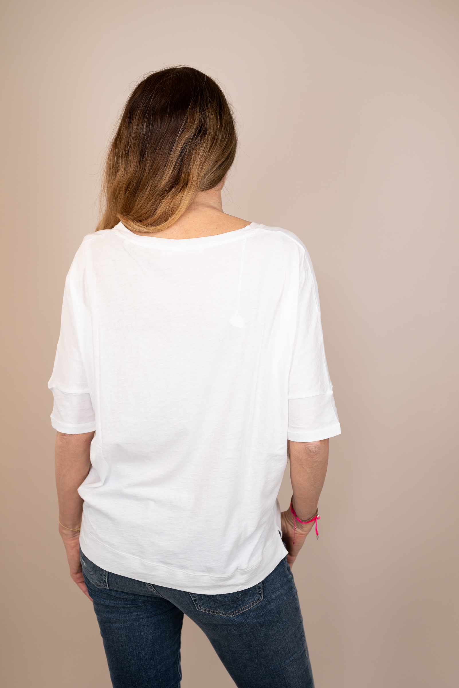 LOVE JOY VICTORY T-Shirt Dahlia 157-003 white