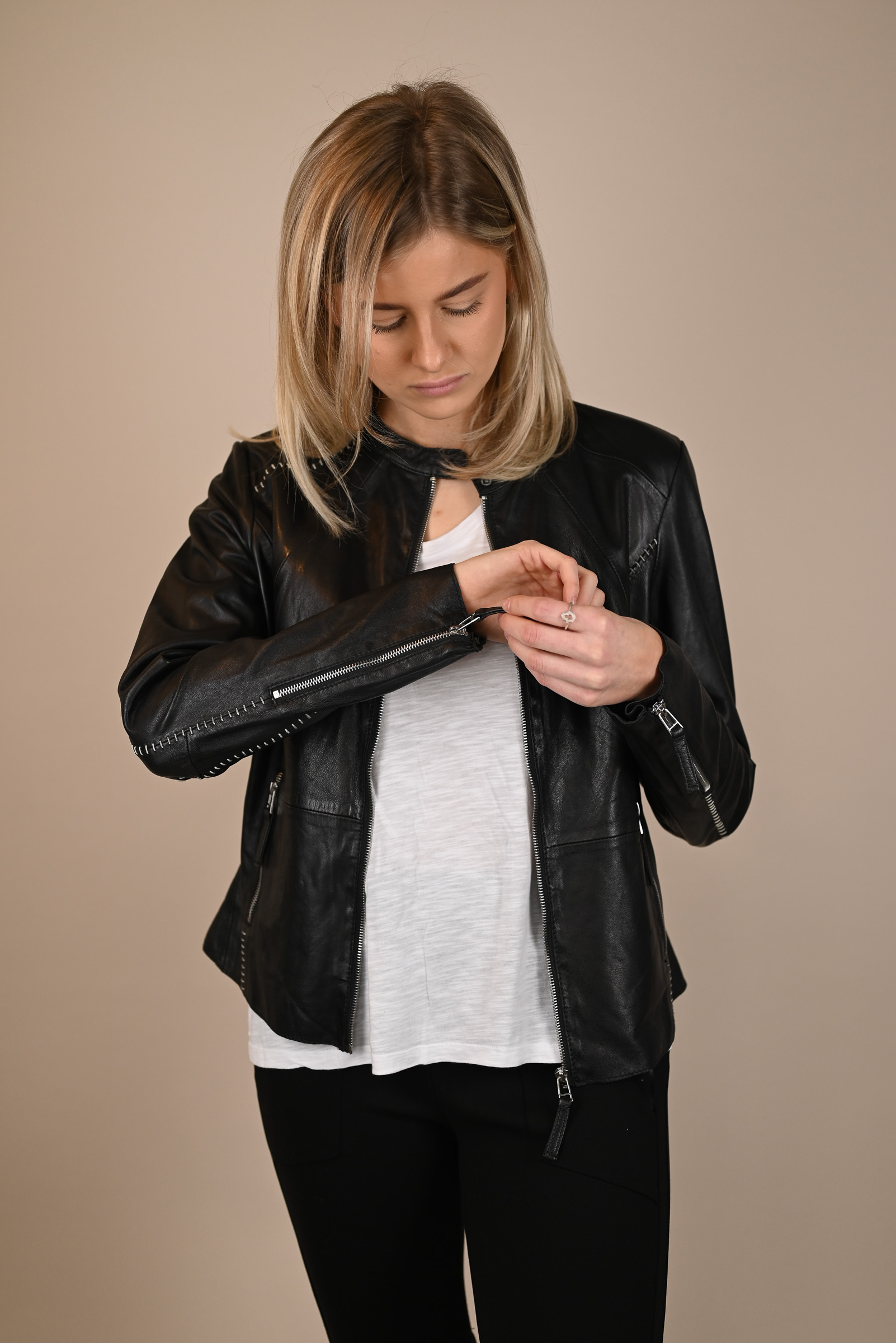 FREAKY NATION Lederjacke Charlese FREAKY NATION Lederjacke Charlese