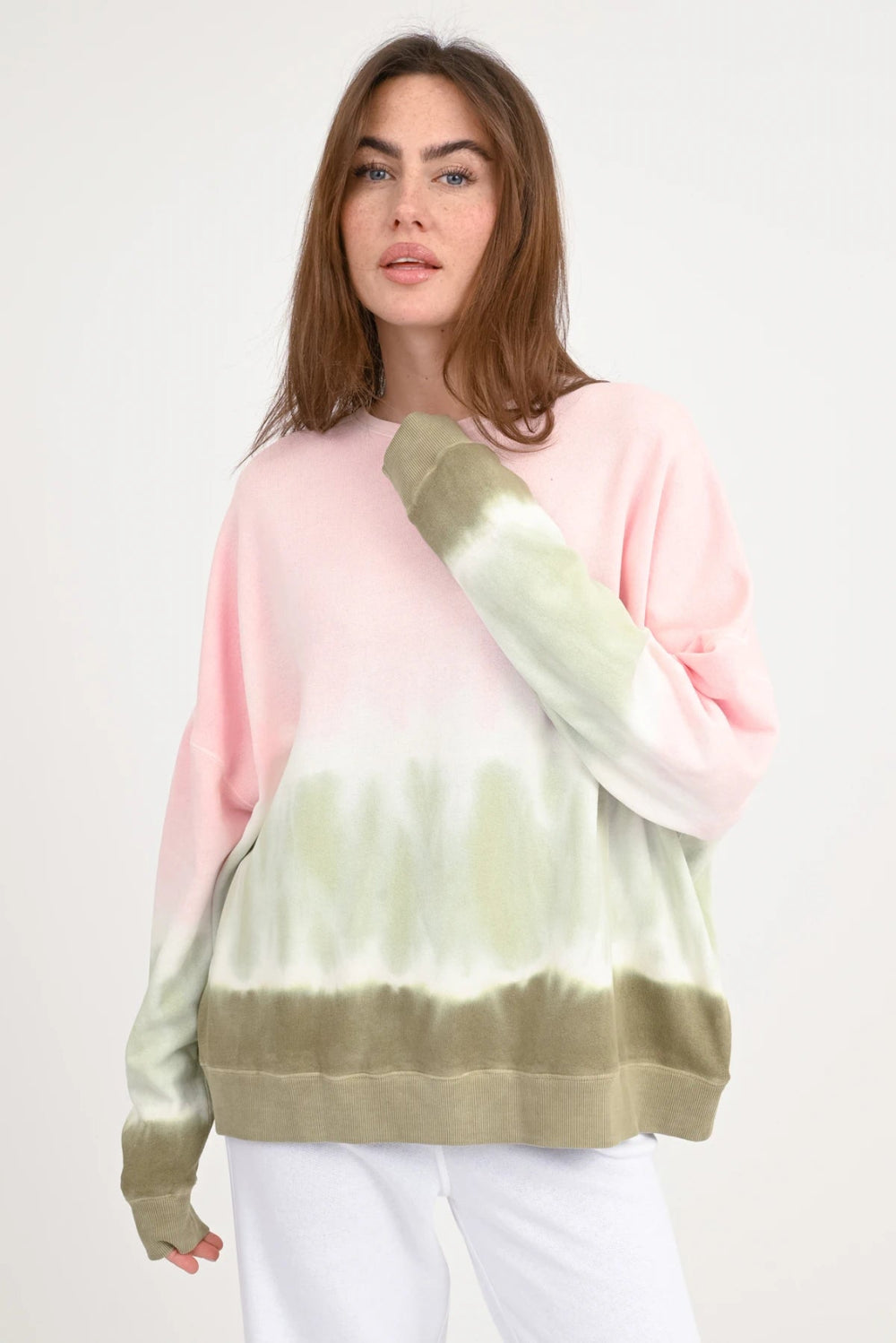 LOVE JOY VICTORY Sweatshirt Moa batik
