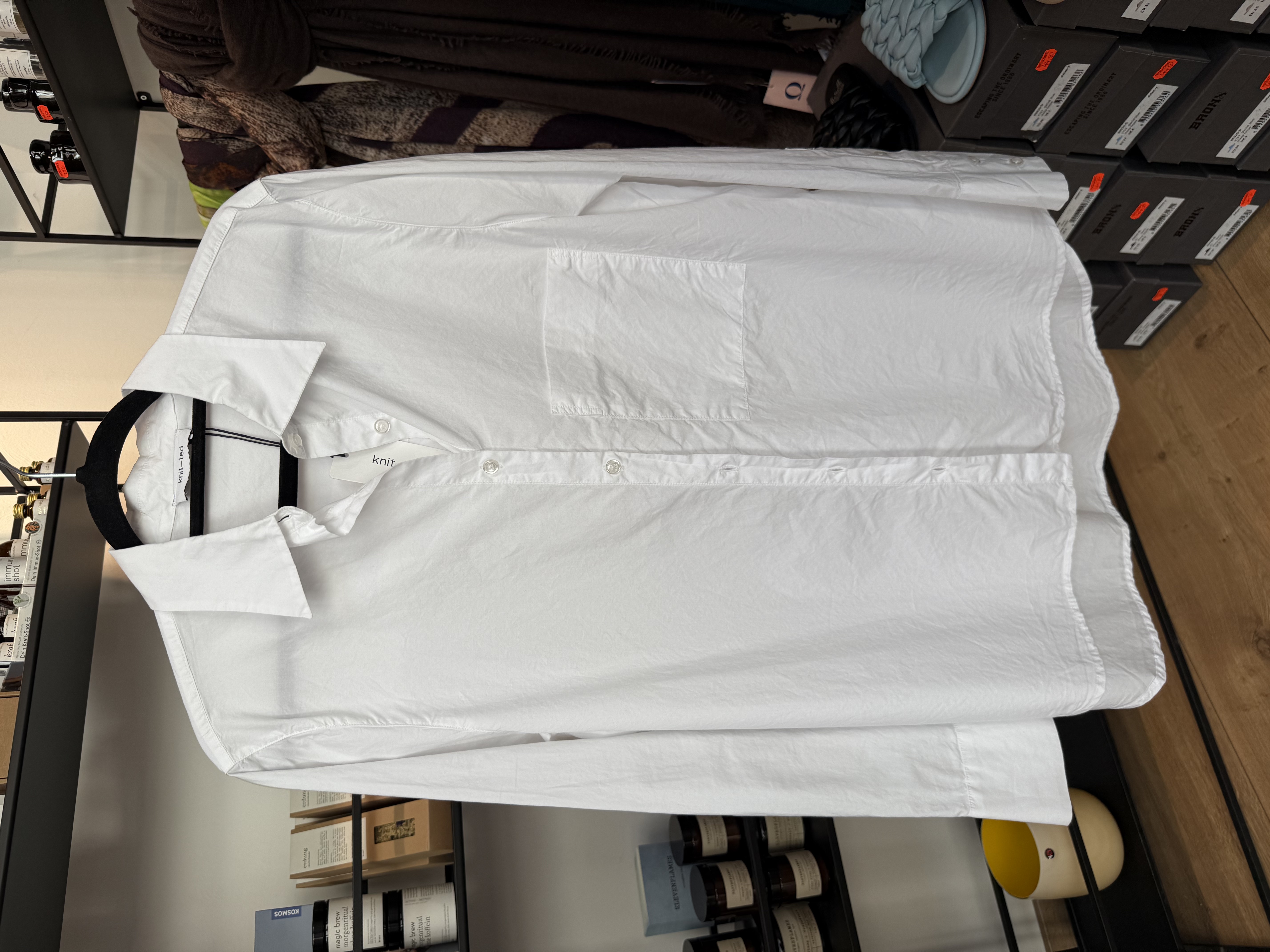 KNIT-TED Bluse Lies 242P65 white