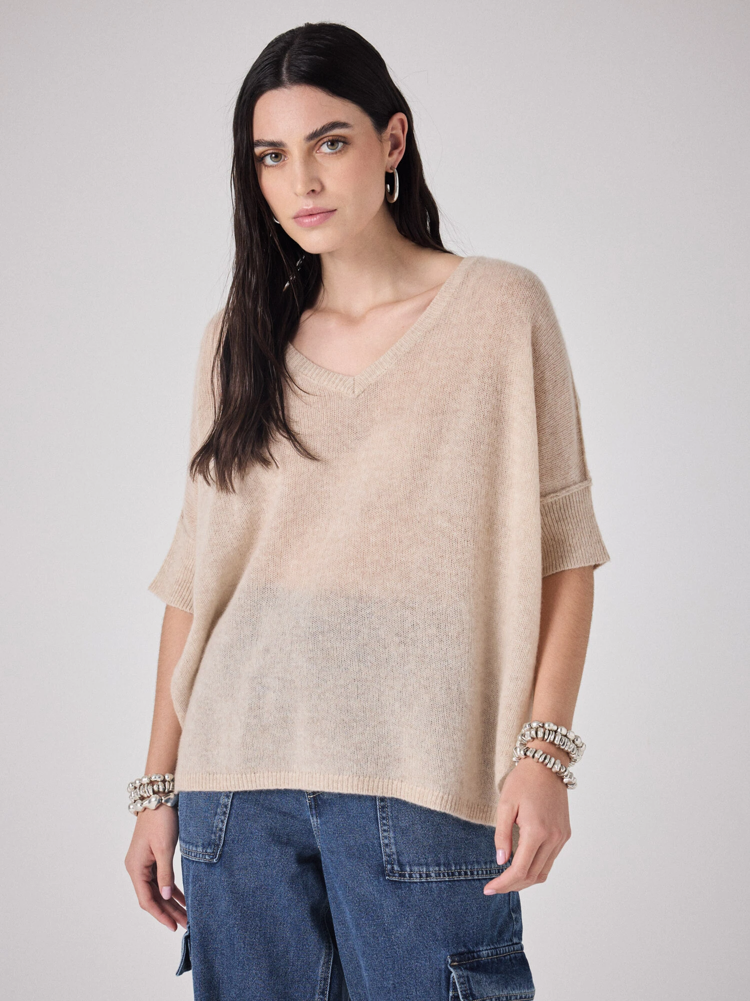 NOTSHY Cashmere Poncho Thesee 4608319C