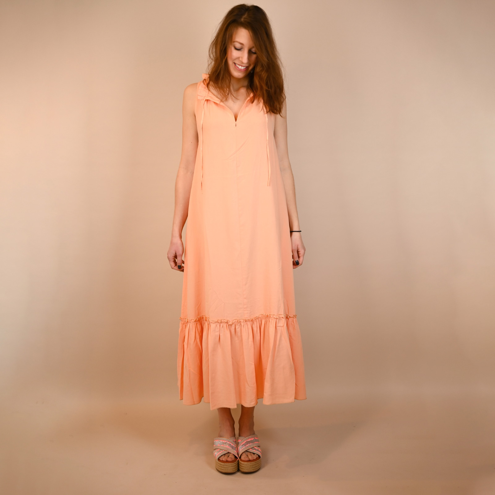 TRUE RELIGION Kleid sleeveless dress peach