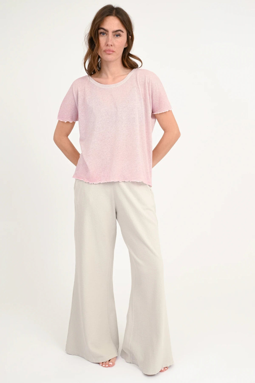LOVE JOY VICTORY T-Shirt Adela rosa Glitter