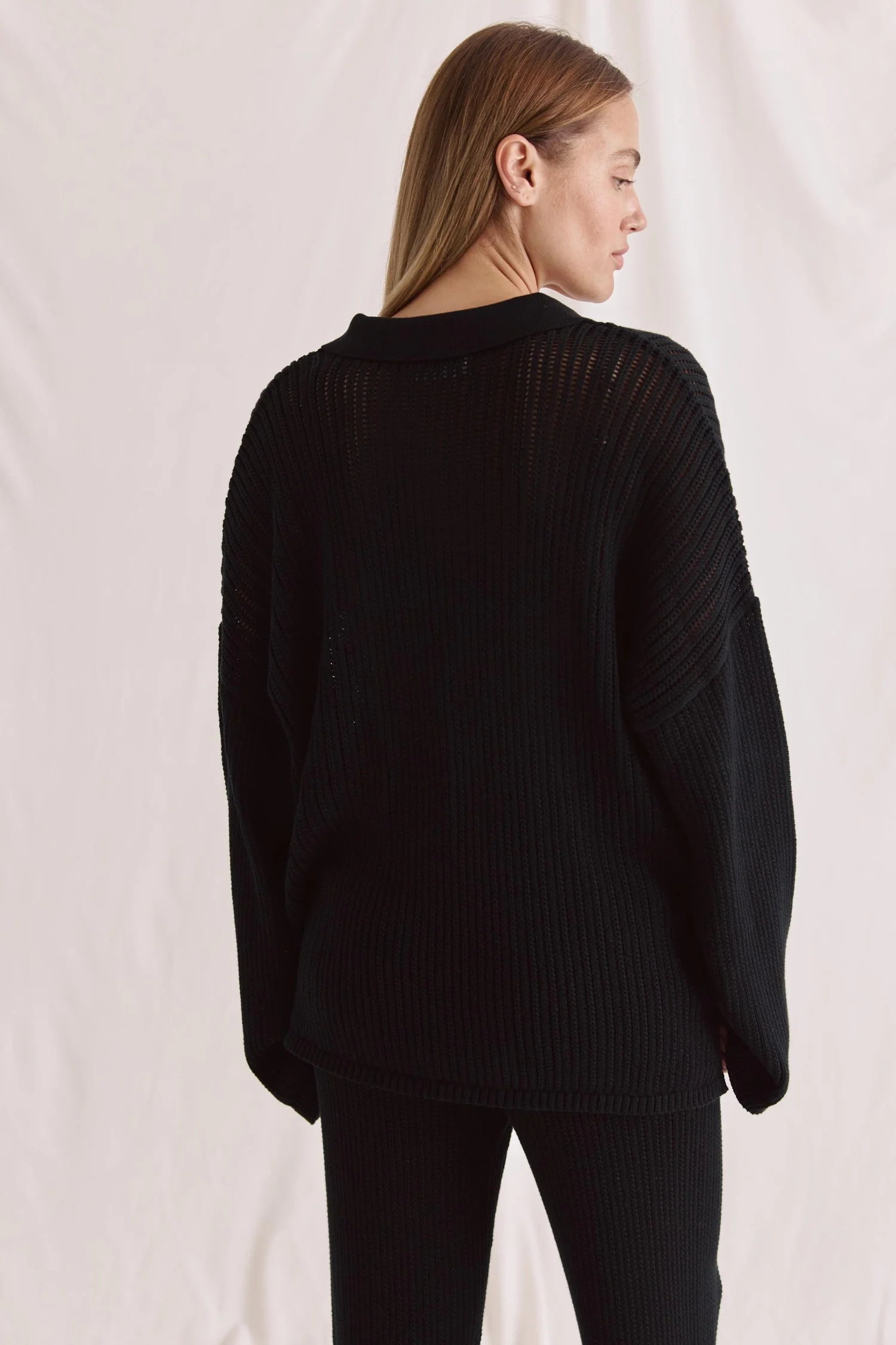 COTTON CANDY Strickpulli Martha 2501-1-P1-03 schwarz