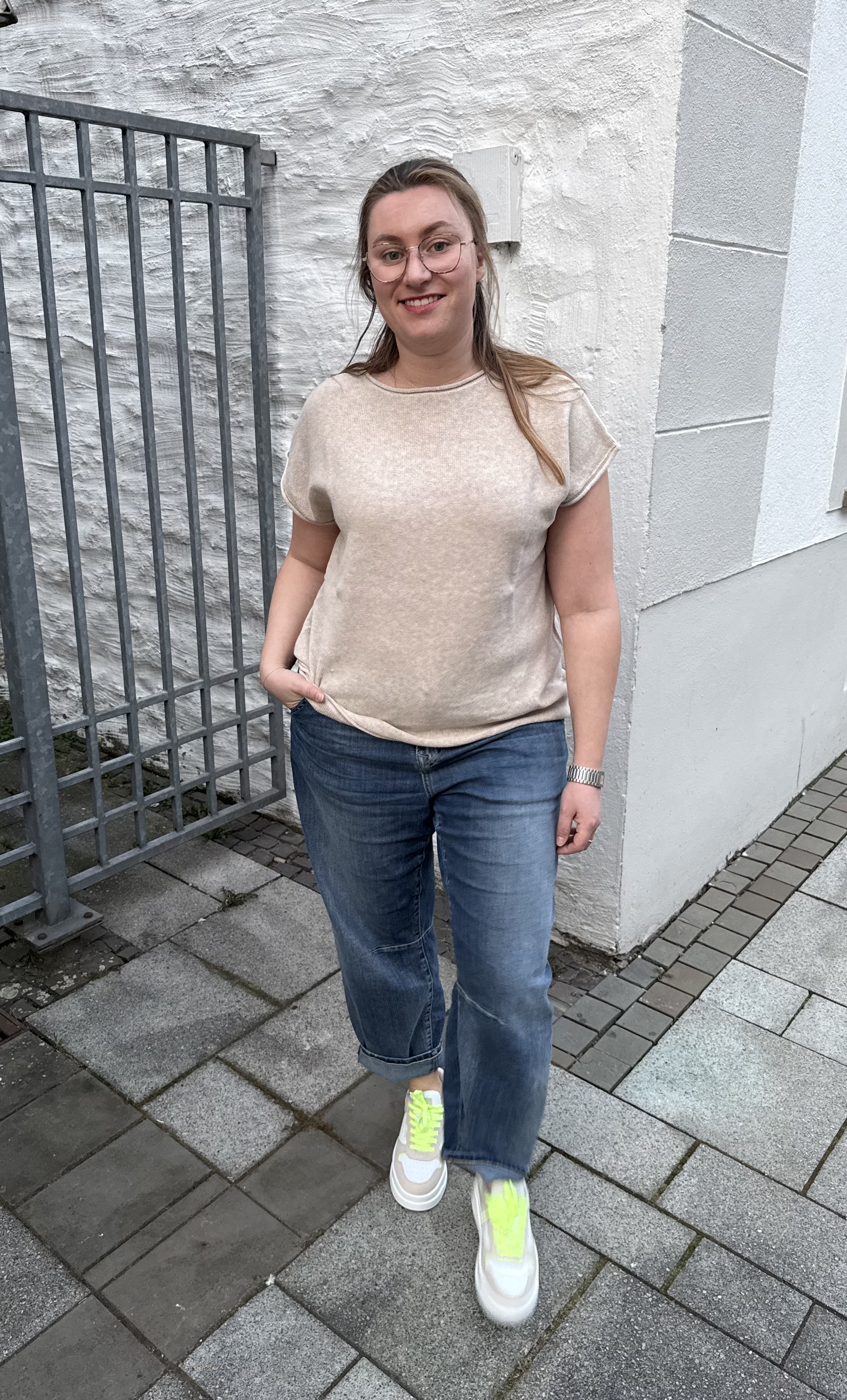 FLONA Strick T-Shirt 2548