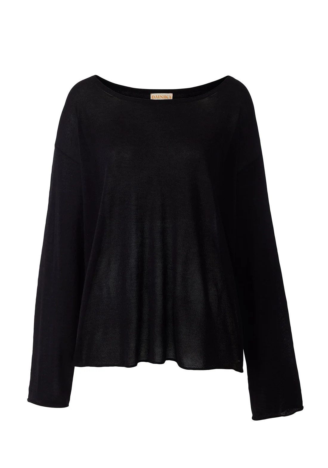 DAINIKA Langarmshirt 445061802 shiny black