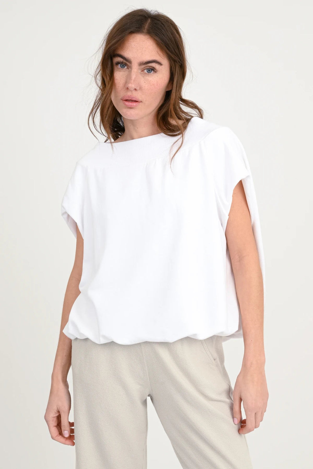 LOVE JOY VICTORY Sweatshirt Sona white