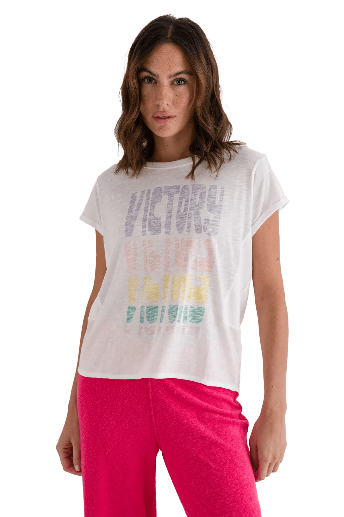 LOVE JOY VICTORY T-Shirt Rundhals-Ausschnitt Lily 157-199P