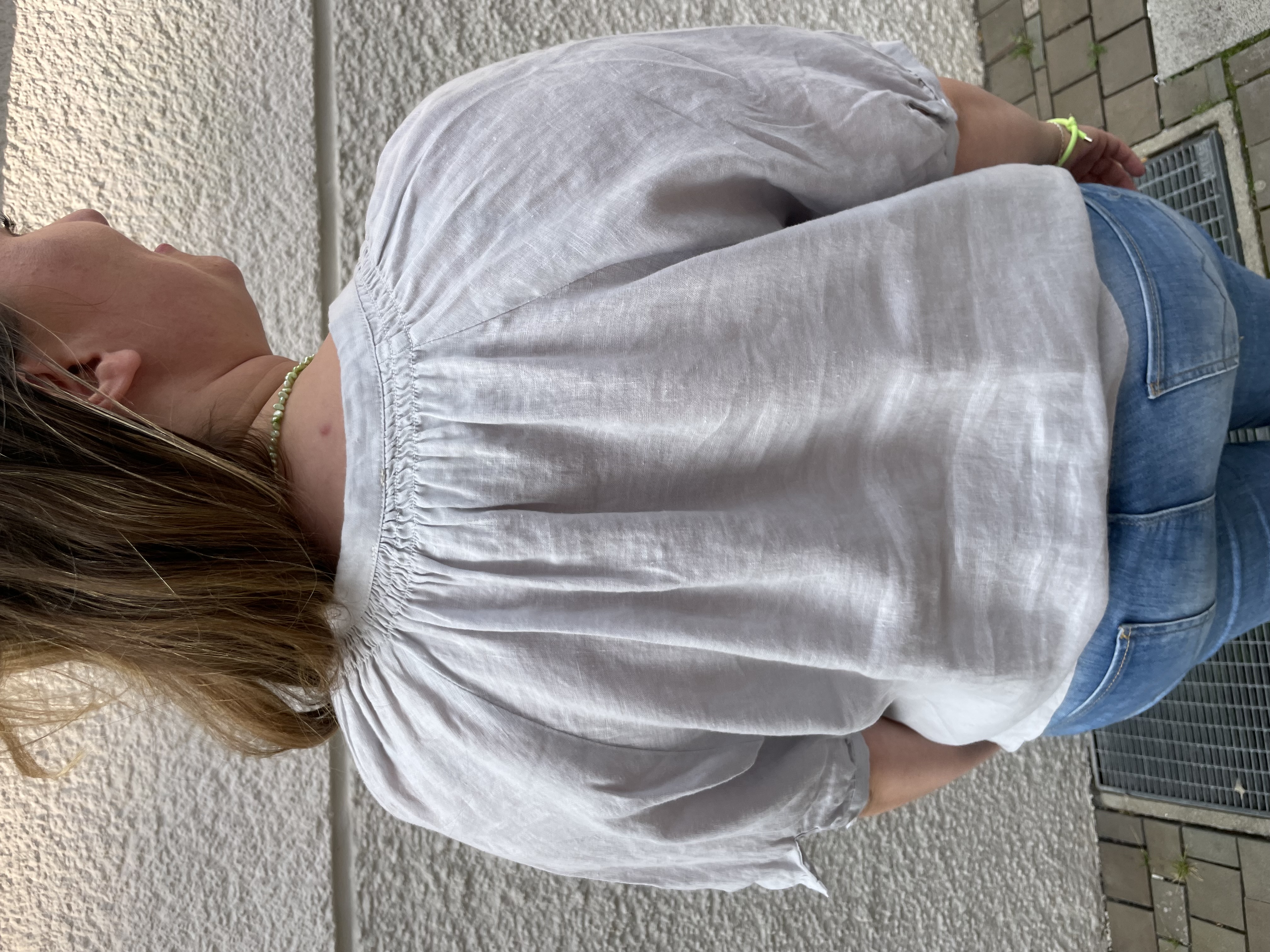 JCSOPHIE Bluse Geraldine blouse G8123 light grey