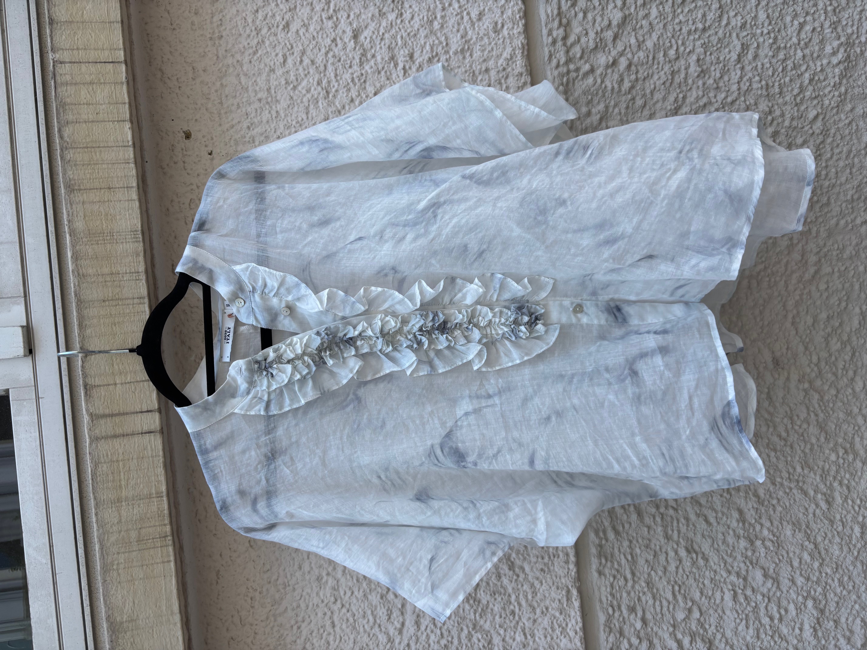 0039 ITALY Kurzarm-Bluse Daisy 212557