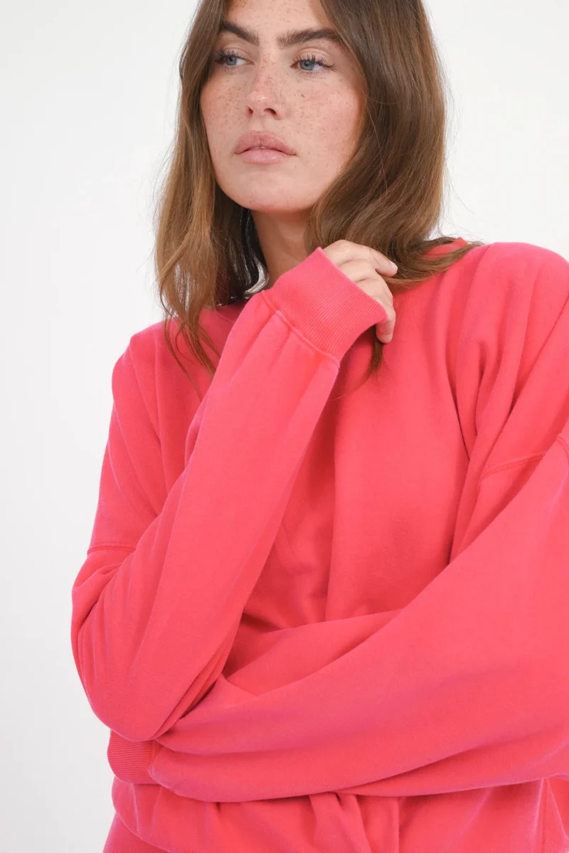 Love Joy Victory Sweatshirt Belly 114-622 geranium