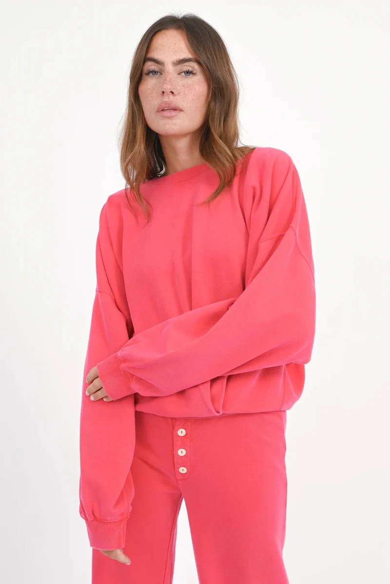 Love Joy Victory Sweatshirt Belly 114-622 geranium