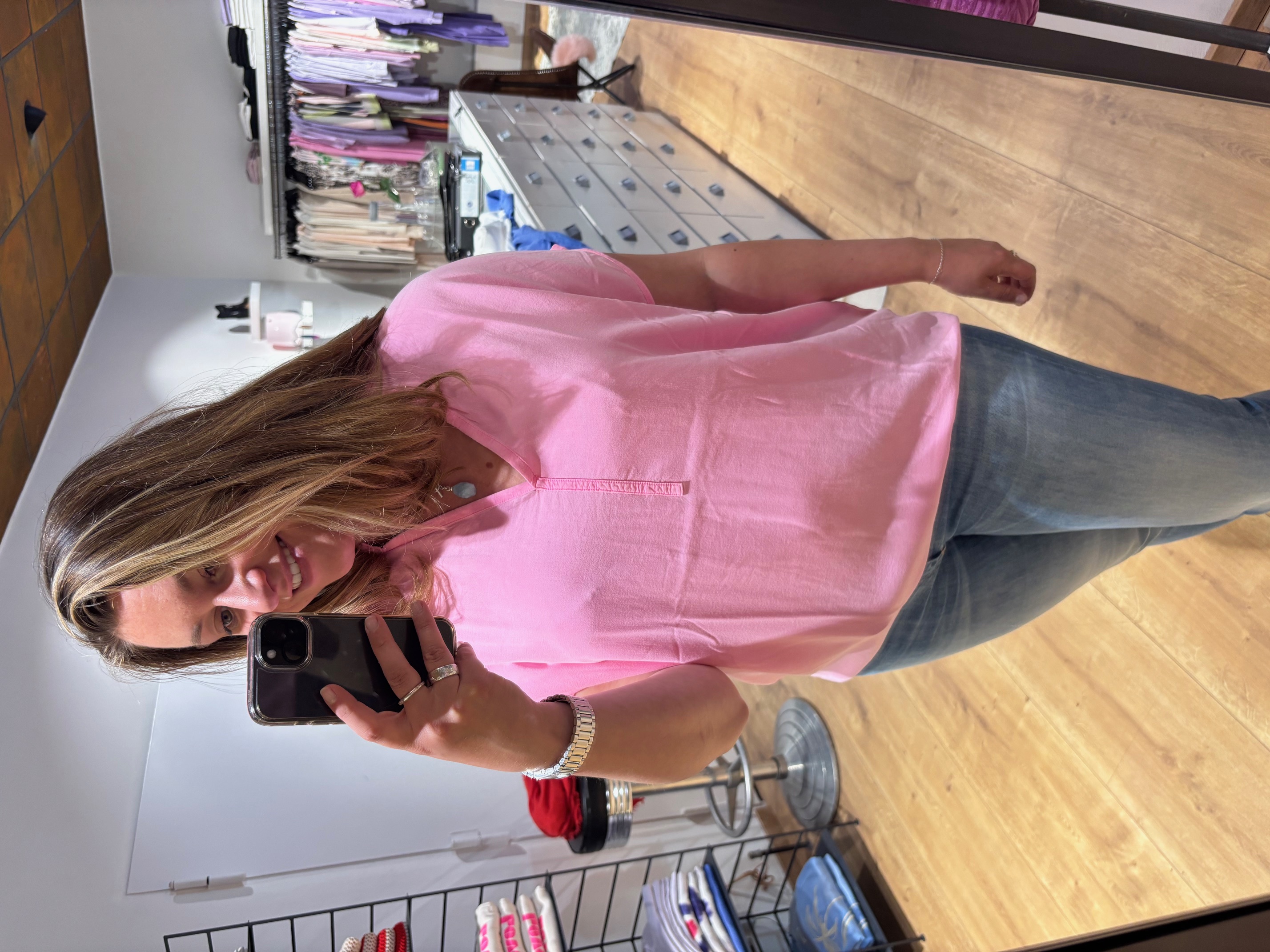 LOVE JOY VICTORY  Bluse Maya neon pink