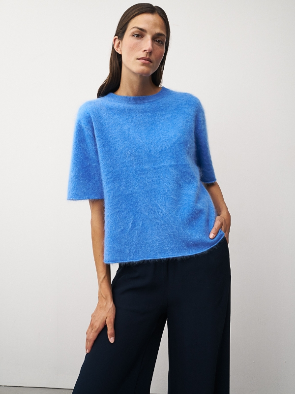 0039 ITALY Kaschmirpullover Ines 322504 blau