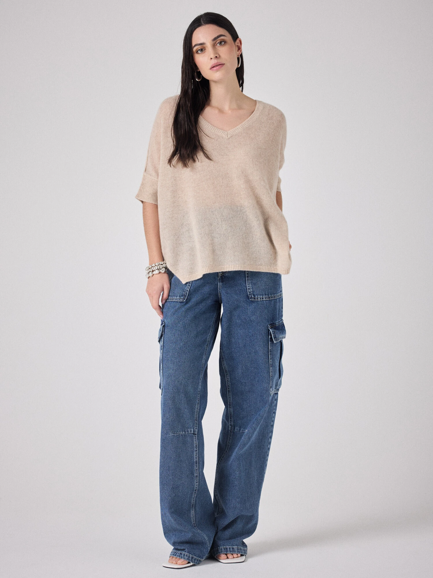 NOTSHY Cashmere Poncho Thesee 4608319C