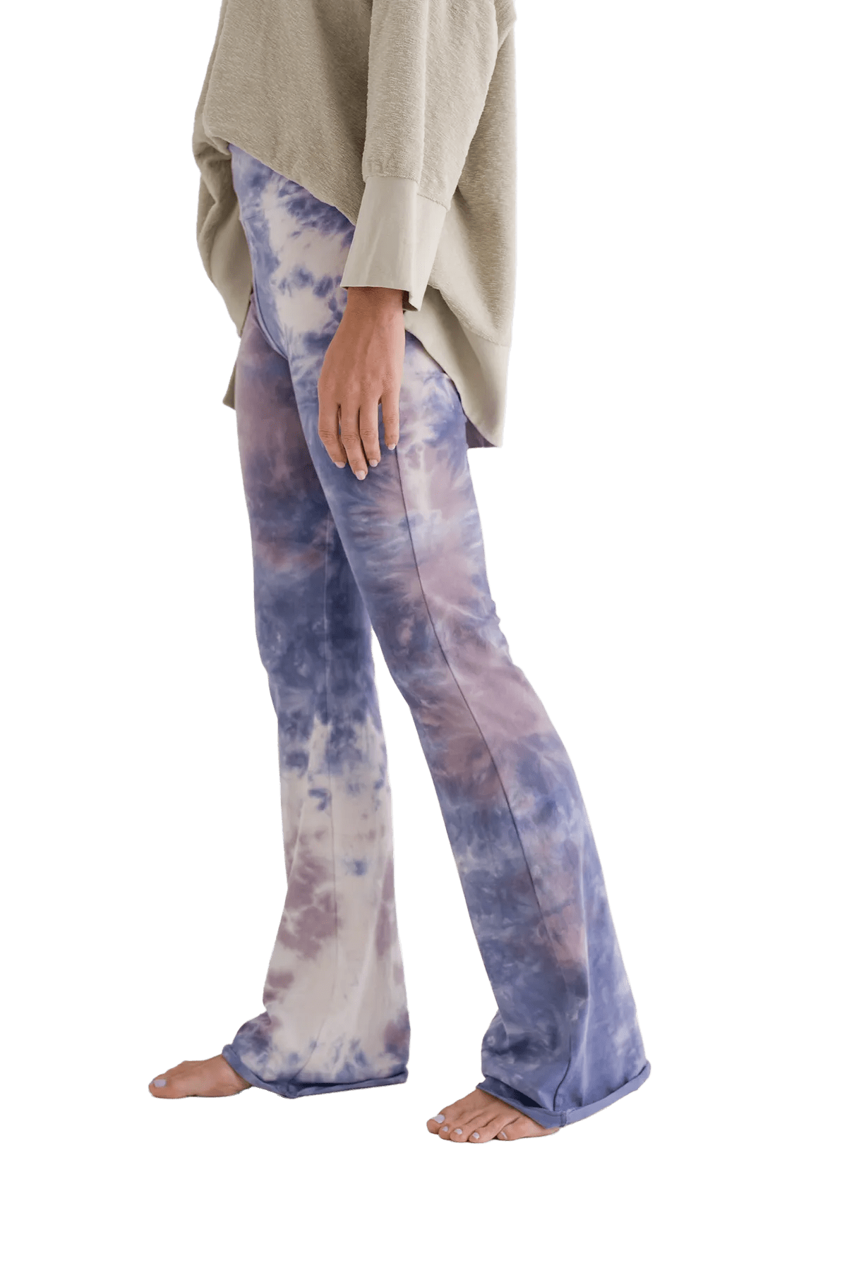 LOVE JOY VICTORY Yogahose Kala 163-924 Batik-Lila