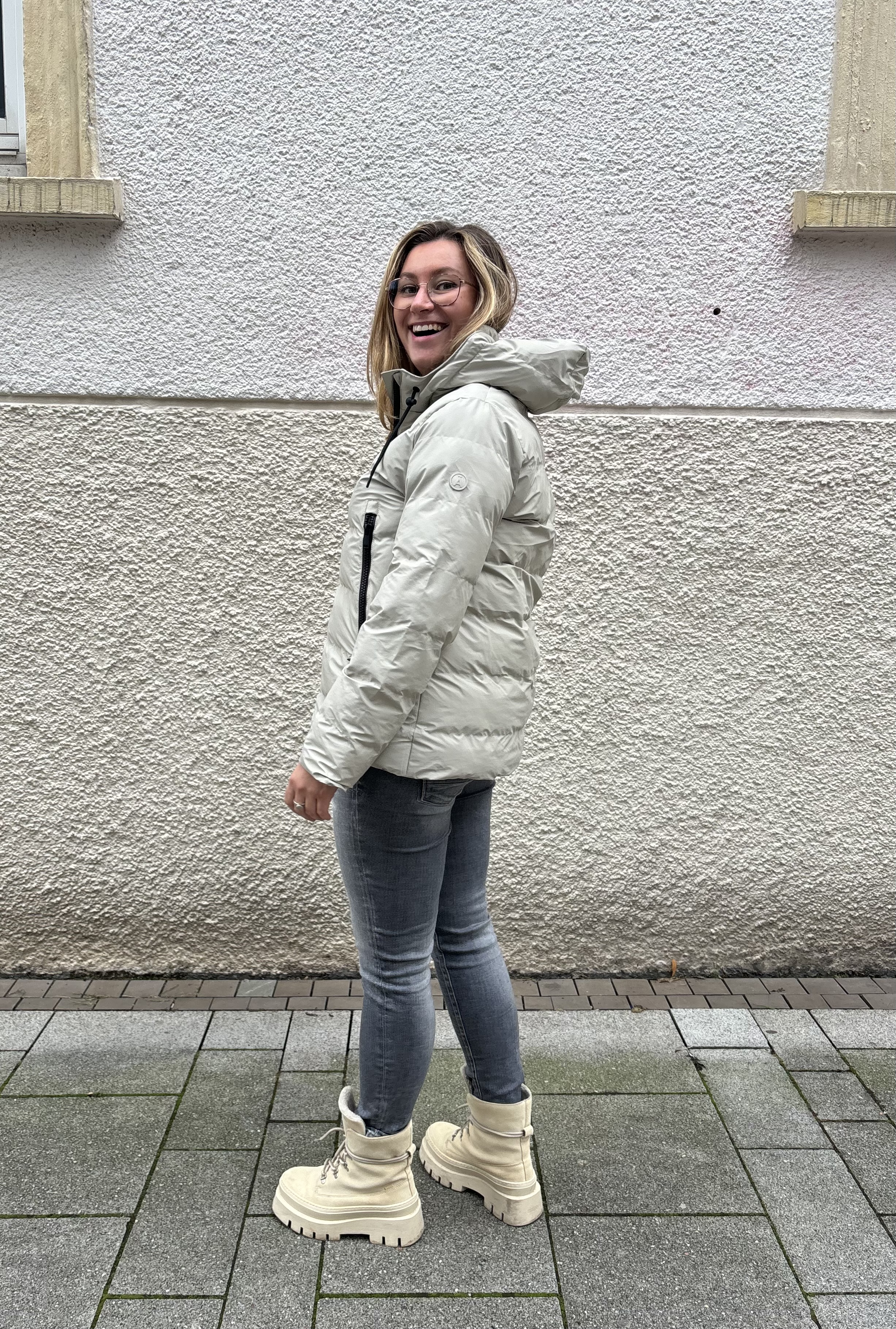 TANTÄ Jacke Nieve T3163 P245 stone grey