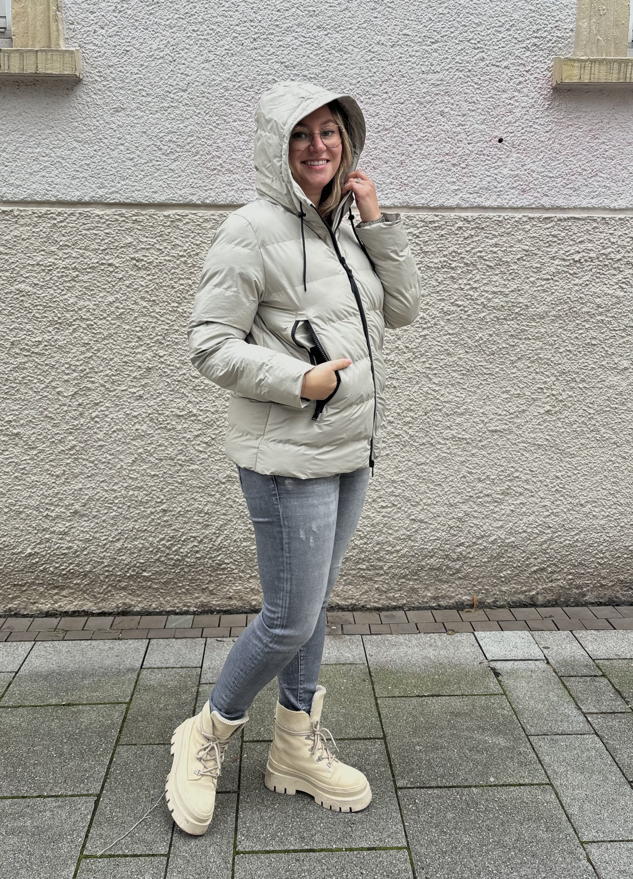 TANTÄ Jacke Nieve T3163 P245 stone grey